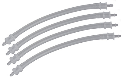 6K-600 Tube set: Innovasil with PP connectors, set of 4