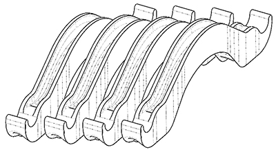 6K-600 Saddle (set of 4)