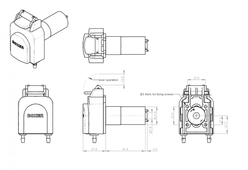 9QQ Peristaltic Pump from Boxer